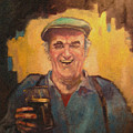 Man with pint.